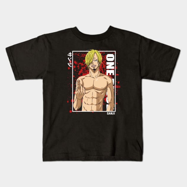 Sanji One Piece Kids T-Shirt by Otaku Emporium